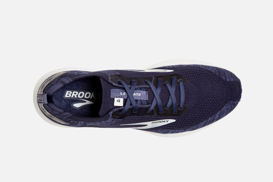 Brooks Levitate 4 Road Running Shoes Mens Navy/Grey/White 985064-CXJ